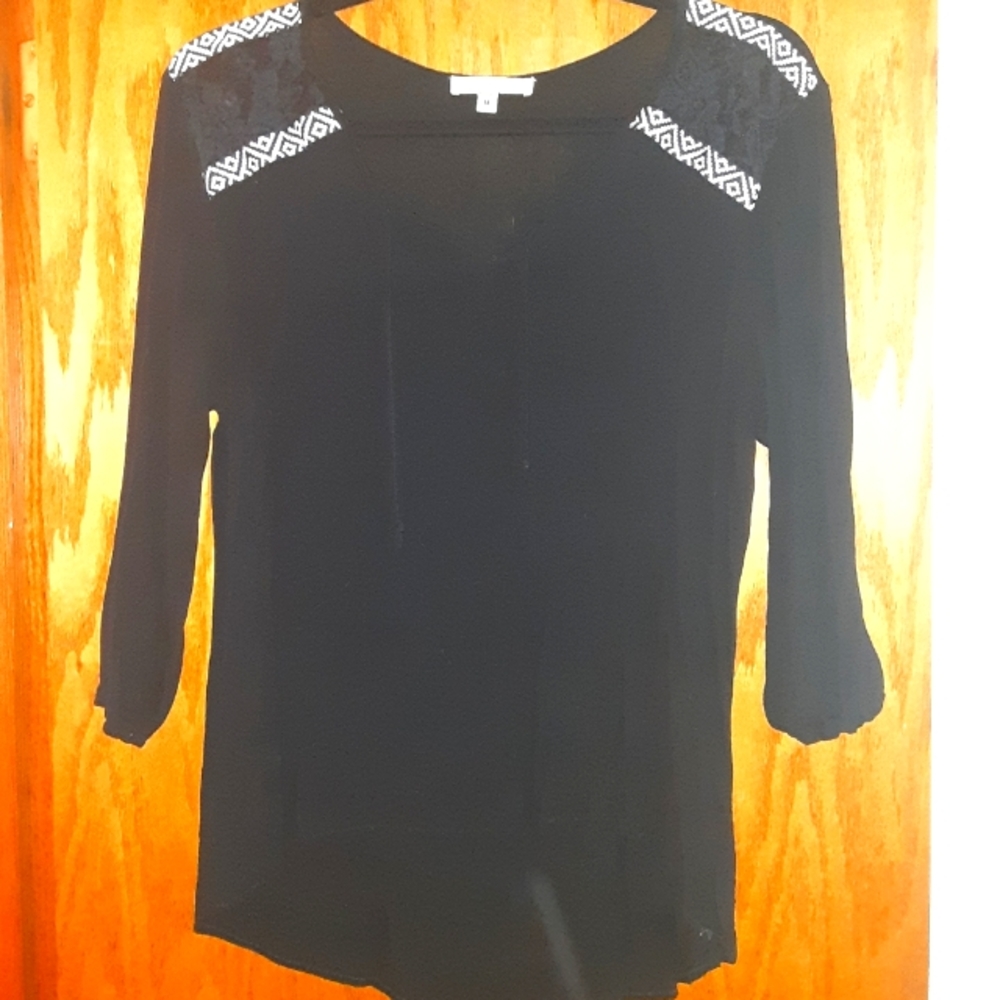 Moa Moa brand black tunic top